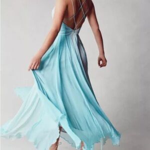 Kimchi Blue Maxi Dress in Sage and Beige